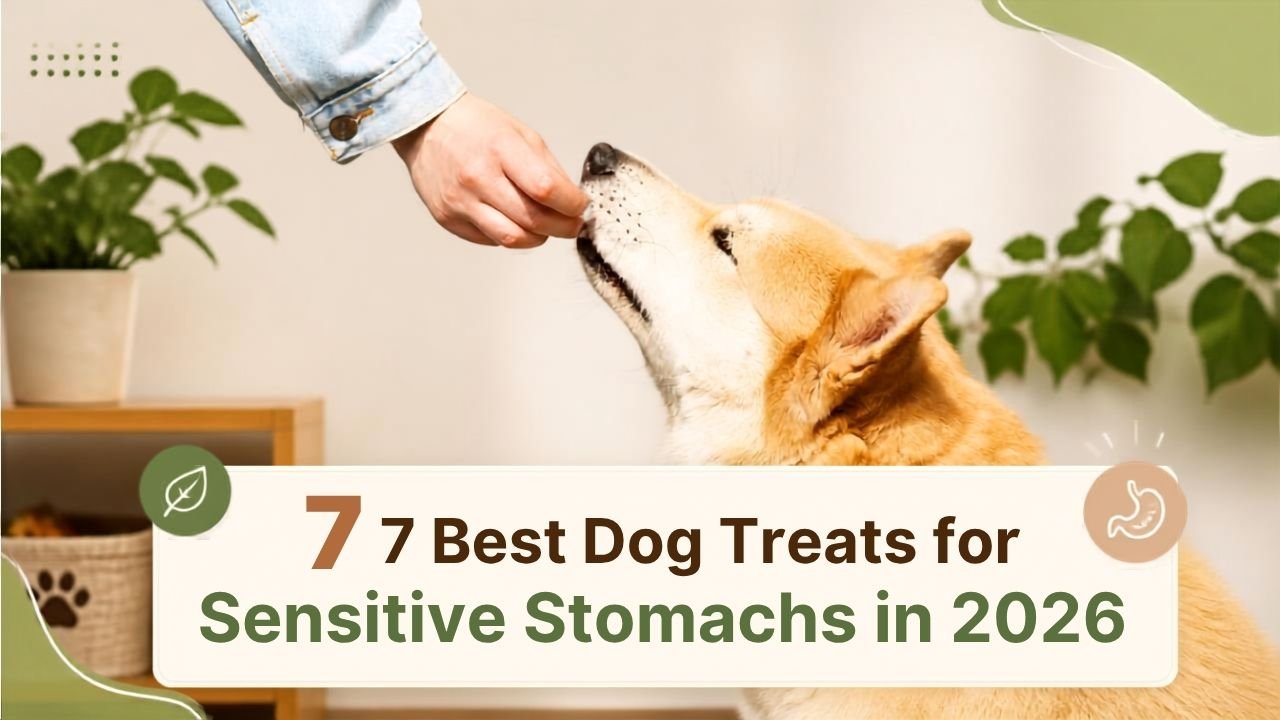 7 Best Dog Treats for Sensitive Stomachs in 2026 – Vet-Friendly Options